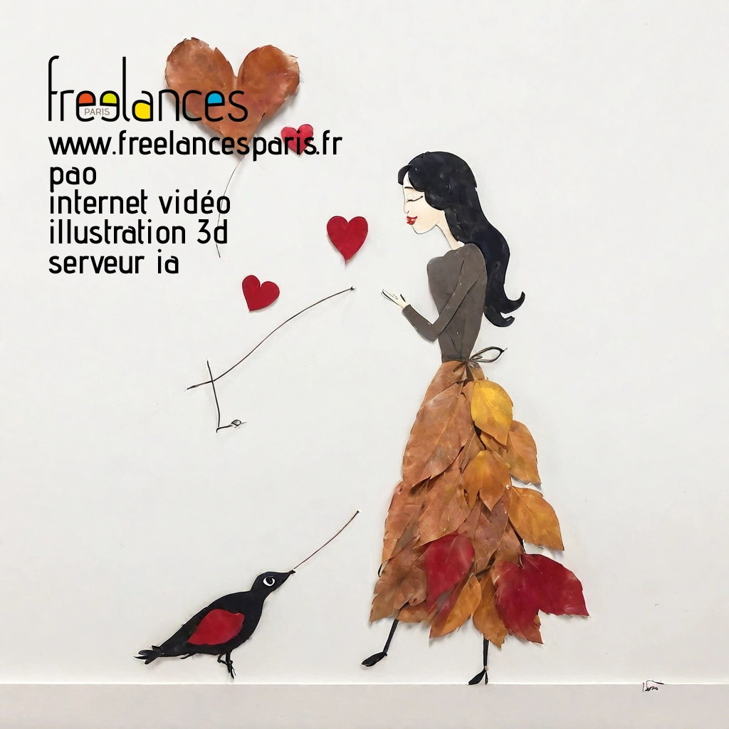 Pao mise en page internet vidéo illustration 3d serveur IA générative AI freelance paris studio de création magazines yrlub8v0